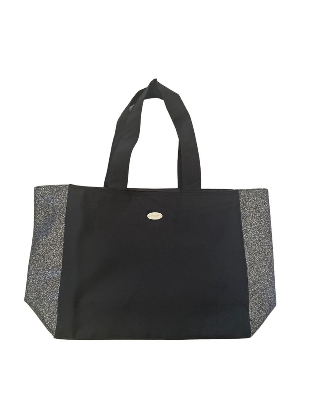 Coach Black Silver Tote Bag - Picture 1 of 5